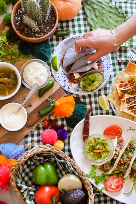 How to Setup a Taco Bar Fiesta for The Busy Girl