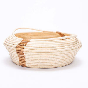 Natural Striped Multi Purpose Basket