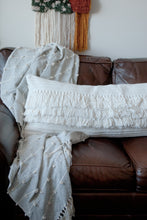 Load image into Gallery viewer, Nudos Neutral Gray and Cream Throw Blanket