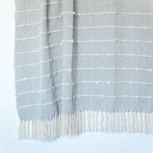 Load image into Gallery viewer, Nudos Neutral Gray and Cream Throw Blanket