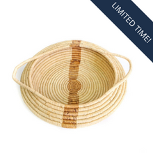 Load image into Gallery viewer, Natural Striped Multi Purpose Basket