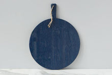 Load image into Gallery viewer, Navy Blue Round Charcuterie Board