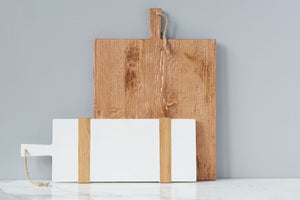Reclaimed Wood Charcuterie Board in White