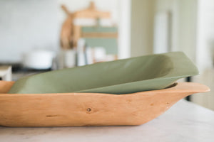 Handcrafted Wooden Dough Bowl