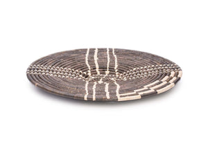 21" Handwoven Wall Art Plate in Cocoa
