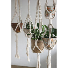 Load image into Gallery viewer, macrame-plant-hanger-natural-cotton