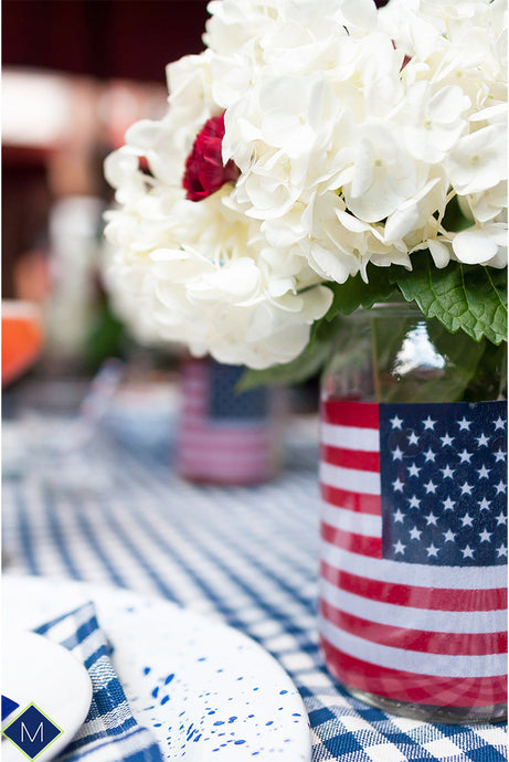 DIY Centerpiece, 4th of July Inspired