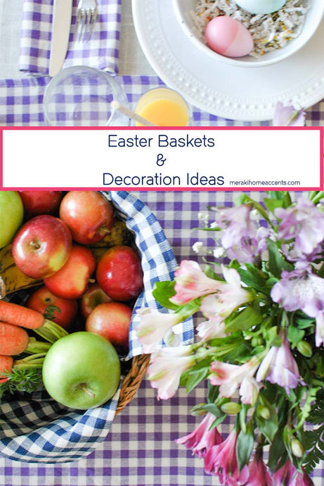 Easter Baskets and Decoration Ideas (for small places)