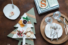 Load image into Gallery viewer, Christmas Tree Charcuterie Board Small in White