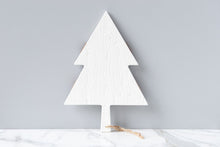 Load image into Gallery viewer, Christmas Tree Charcuterie Board Small in White