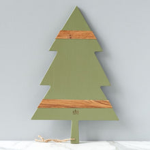 Load image into Gallery viewer, Christmas Tree Charcuterie Board in Sage