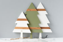 Load image into Gallery viewer, Christmas Tree Charcuterie Board in Sage