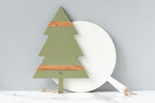 Load image into Gallery viewer, Christmas Tree Charcuterie Board in Sage