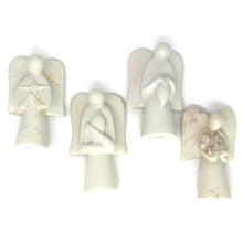 Load image into Gallery viewer, Angel Soapstone Sculpture with Eternal Light
