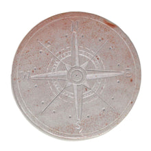 Load image into Gallery viewer, Compass Soapstone Sculpture, Light Gray Stone