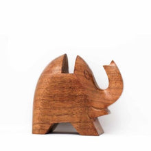 Load image into Gallery viewer, Elephant Eyeglass Acacia Wood Stand