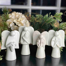 Load image into Gallery viewer, Angel Soapstone Sculpture with Eternal Light