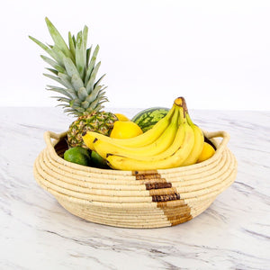 Natural Striped Multi Purpose Basket