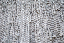 Load image into Gallery viewer, Small Dark Brown Leather Rug