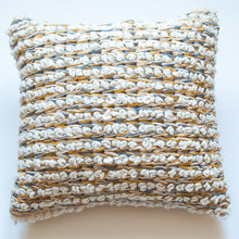 Load image into Gallery viewer, mustard wool modern accent pillow alternative down insert included