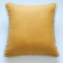 Load image into Gallery viewer, wool mustard modern accent pillow alternative down insert included