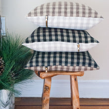 Load image into Gallery viewer, Plaid Check Accent Pillow N.1