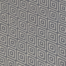 Load image into Gallery viewer, gray 5x8 accent rug with trellis pattern 