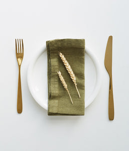 Linen Napkins Set of 4 Solid Colors