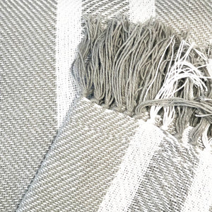 Nolita Throw Blanket in Light Gray