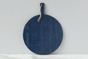 Navy Blue Round Charcuterie Board