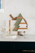Load image into Gallery viewer, Christmas Tree Charcuterie Board Small in White