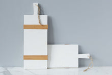 Load image into Gallery viewer, Reclaimed Wood Charcuterie Board in White