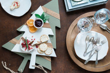 Load image into Gallery viewer, Christmas Tree Charcuterie Board in Sage