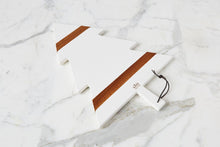 Load image into Gallery viewer, christmas tree charcuterie board in white