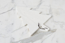 Load image into Gallery viewer, christmas tree charcuterie board in white