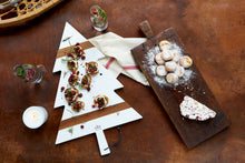Load image into Gallery viewer, christmas tree charcuterie board in white