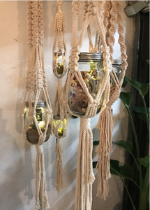 Macrame Plant Hanger in Natural 