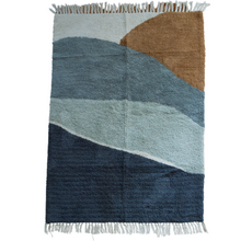 Load image into Gallery viewer, Ocean Breeze Blue Cotton Accent Rug