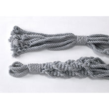 Load image into Gallery viewer, macrame-plant-hanger-gray